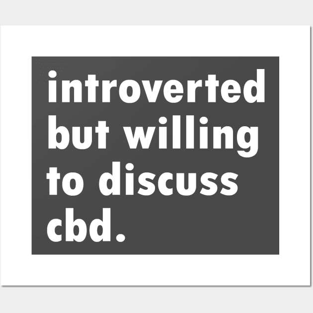 Introverted CBD Wall Art by NovaOven